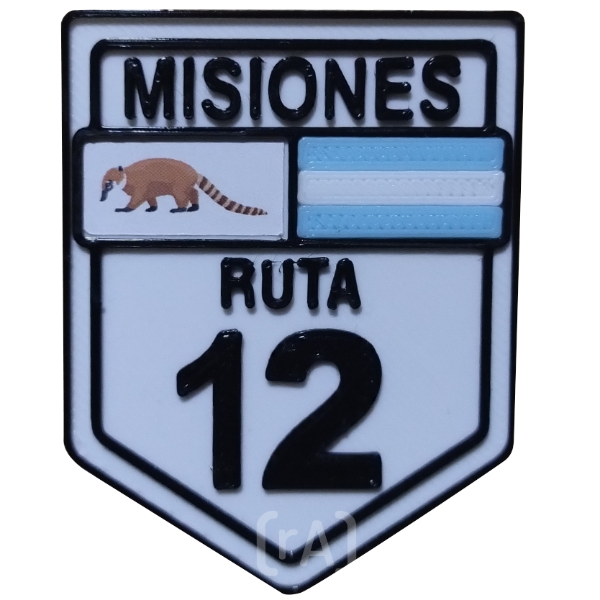 Producto - Iman Ruta 12 Misiones Coati