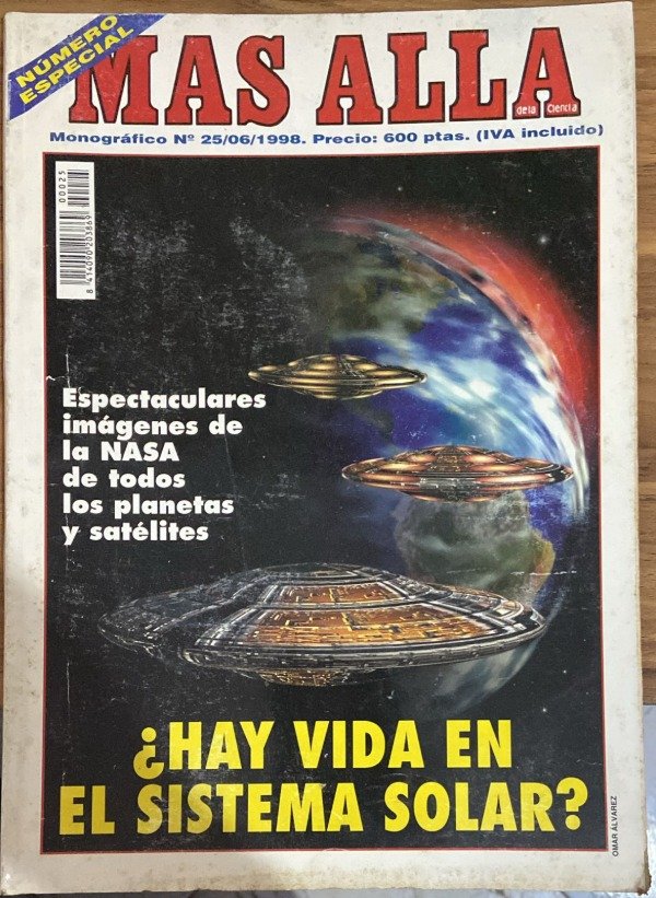 Producto - REVISTA MÁS ALLÁ MONOGRÁFICO NO.25 JUNIO 1998
