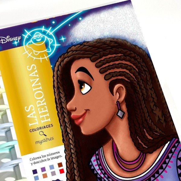 Producto - Libro para Colorear con números: Heroinas de Disney - 0
