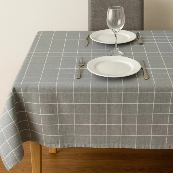 Producto - Mantel de algodón y lino 1.4x1.8 metros