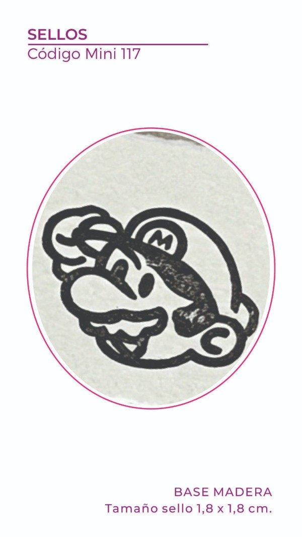 Producto - Mini Sello 117 - Mario