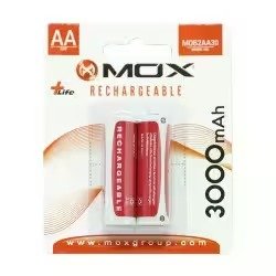 Producto - Generica Mox AA Recargable 12V - 2 Unidades