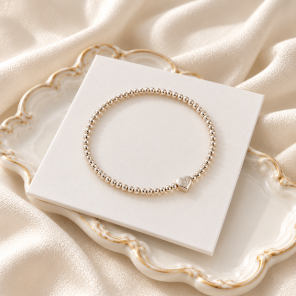 Producto - Pulsera Extensible con Corazón de Plata - 3