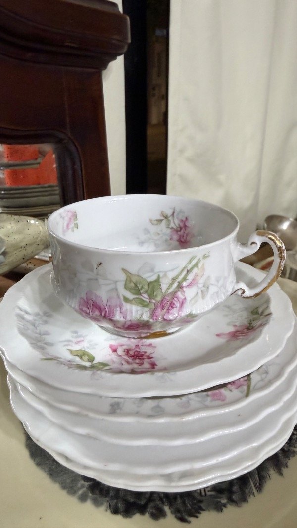 Producto - Dúo de té limoges flores