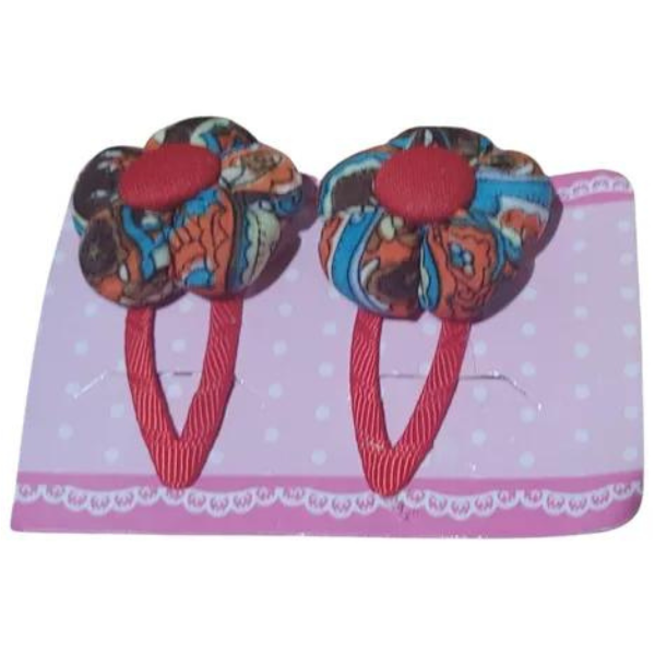 Producto - Combo Encanto Floral: Vincha Y Hebillas Con Flor Mujer Niña - 3