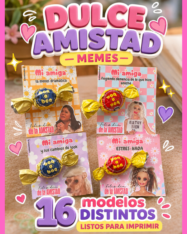 Producto - DETALLE. DULCE AMISTAD MEMES