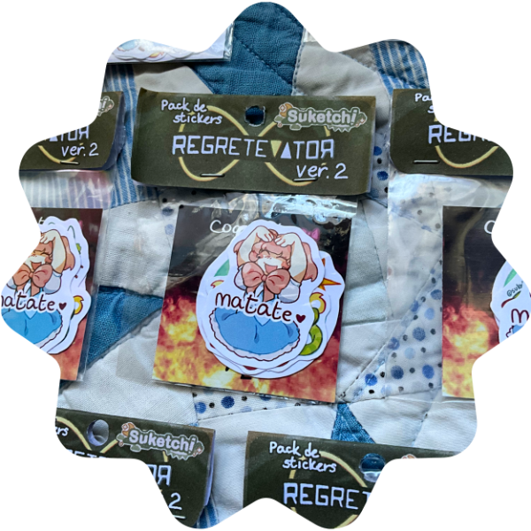 Producto - Pack de Stickers - Regretevator ver.2