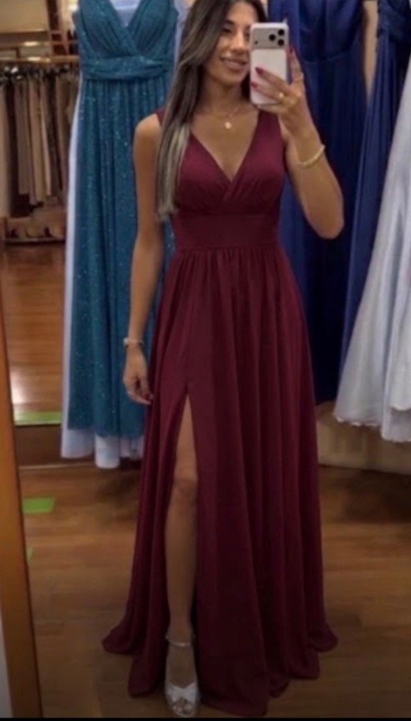Producto - Vestido burdeos - 0
