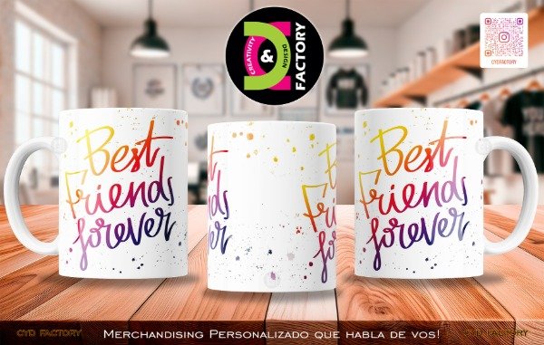 Producto - Taza Día del Amigo - TZ-RT-BL-11OZ-286-FES-DDA