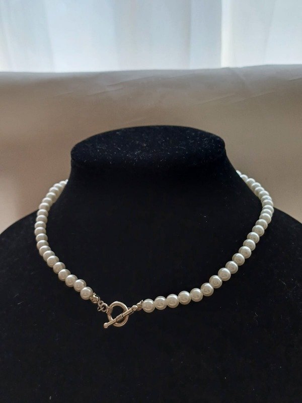 Producto - Collar de perla con cierre marinero