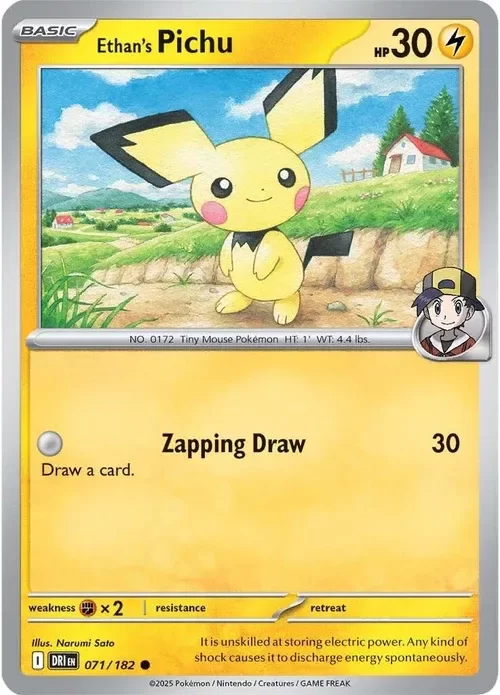 Producto - Ethan's Pichu - 071/182 - Destined Rivals