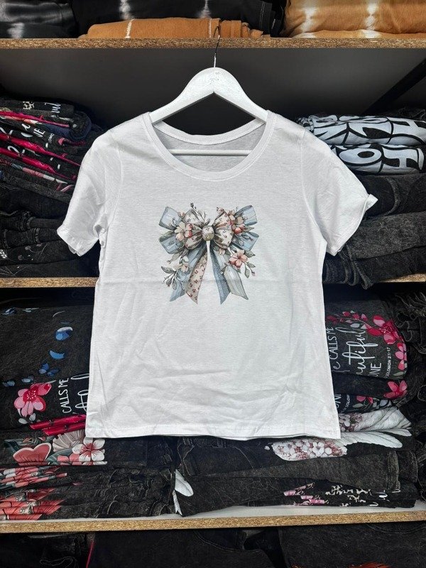Remera algodón moño