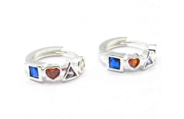 Producto - Argollas GAME piedras colores