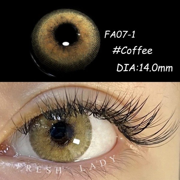 Producto - Lentes de contacto Coffee FA07-1 8.6 - Freshlady