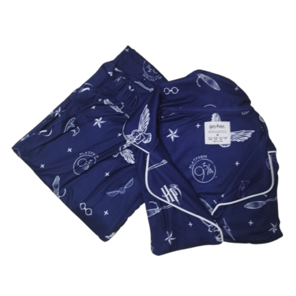 Producto - Pijama Harry Potter Oficial Azul Talle M - 0