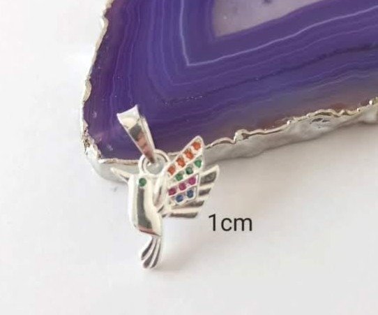 Producto - Dije Colibri Multicolor