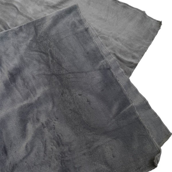 Producto - Manta plush lisa gris