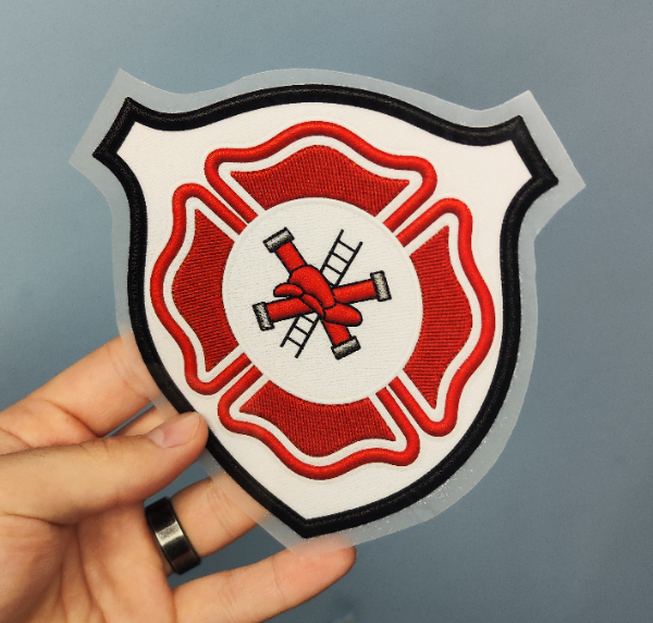 Producto - DTF Power Rangers Lightspeed Rescue Logo Brazo Izquierdo Ranger 1 Escala Real - 0