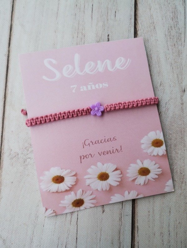 Producto - Pulseras Souvenirs Flores