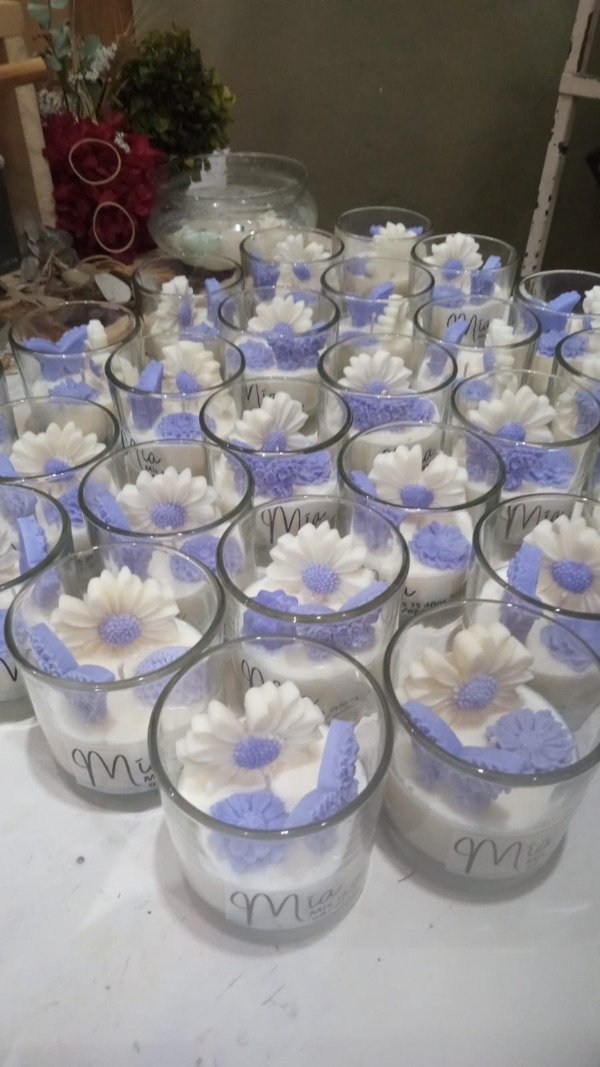 Producto - Vela cristal temática