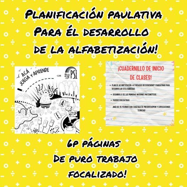 Producto - Dúo de Cuadernillos de Alfabetización y primeras nociones  matemáticas.