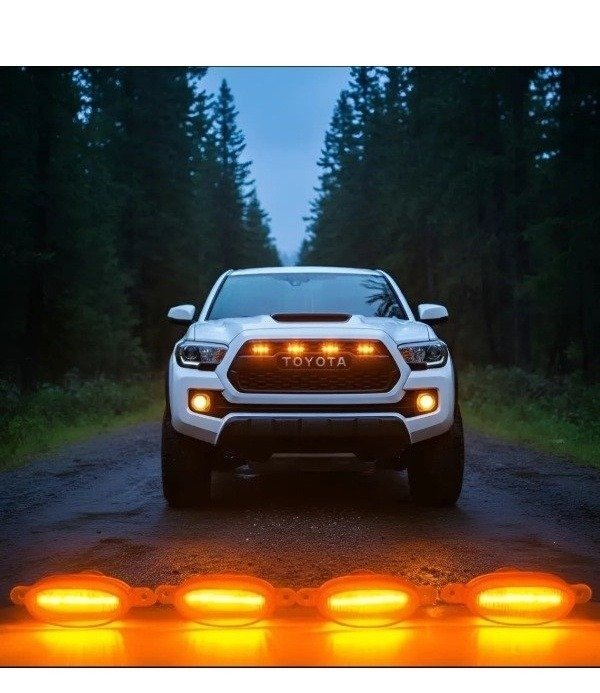 Producto - KIT X4 LED AMBAR DE PARRILLA PARA CAMIONETAS