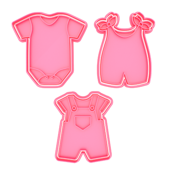 Producto - Set x 3 Cortante con Stamp Ropa Bebe 1-ei