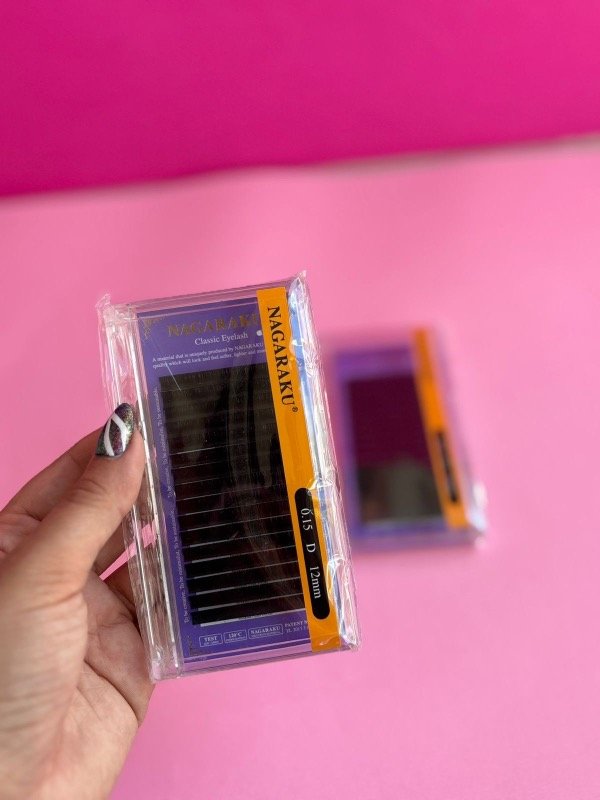 Producto - Extensiones de pestañas Nagaraku 0,15 / D / 12mm