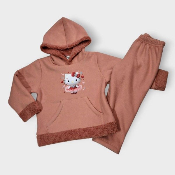 Producto - Conjunto Plush con piel Beba Hello Kitty Rosa viejo T5