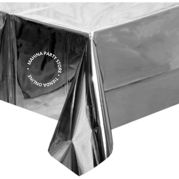 Producto - Mantel plata metalizado