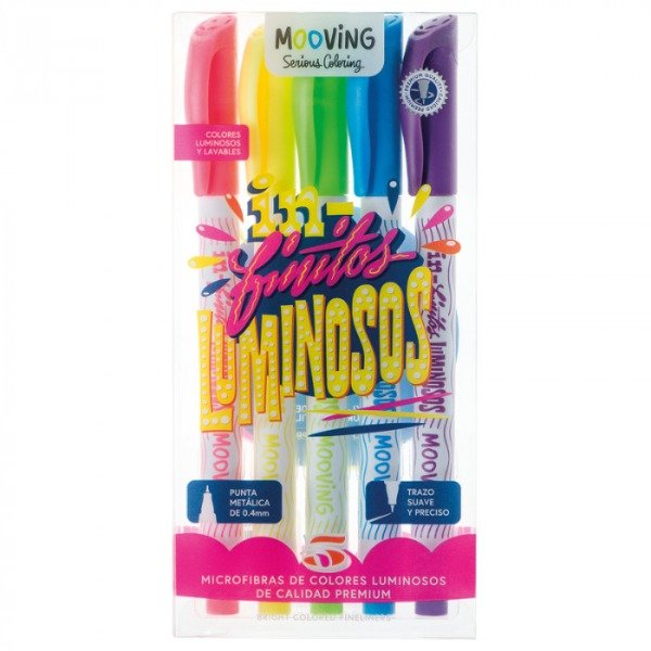 Producto - MICROFIBRA MOOVING LUMINOSAS X5