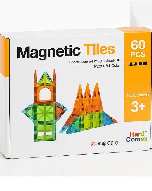 Producto - Magnetic tiles x 60 piezas - 0