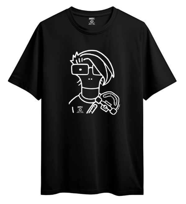 Producto - REMERA CUATRO REGIONES SKATES - MILO HAWK DESCENDENTS NEGRA