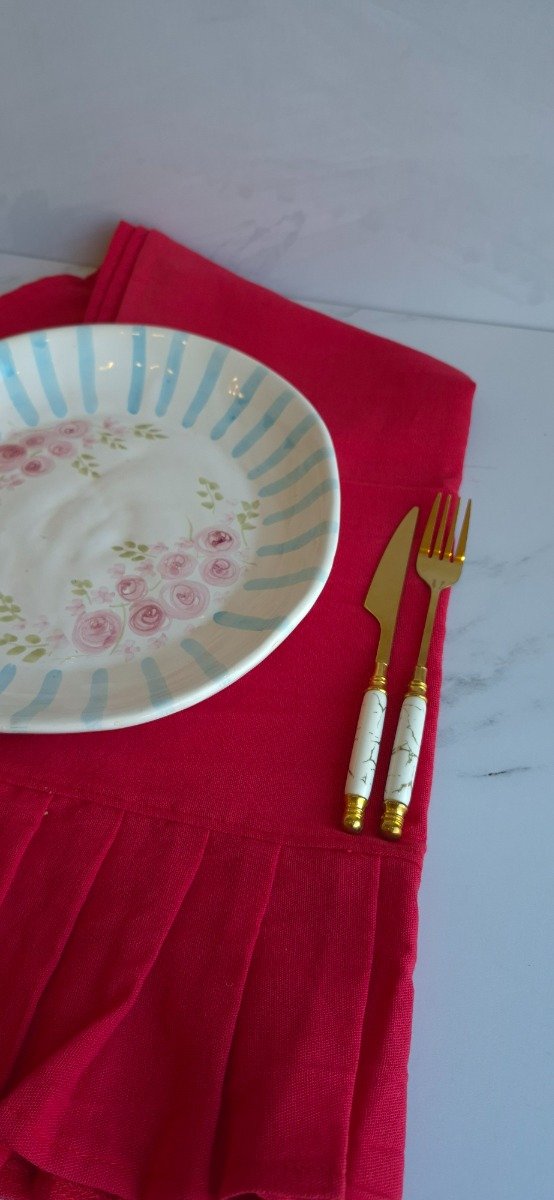 Producto - Camino de Mesa Tusor Rojo