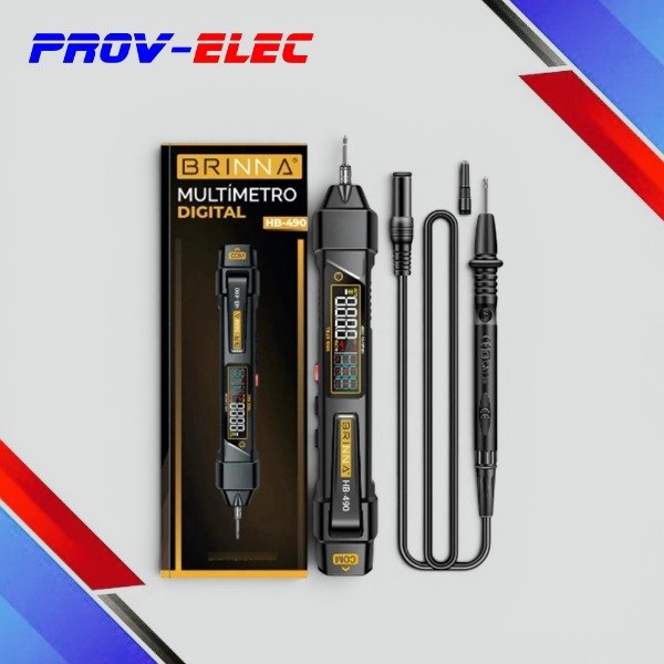 Producto - TESTER MULTIMETRO CAPACIMETRO LAPIZ BRINNA HB-490