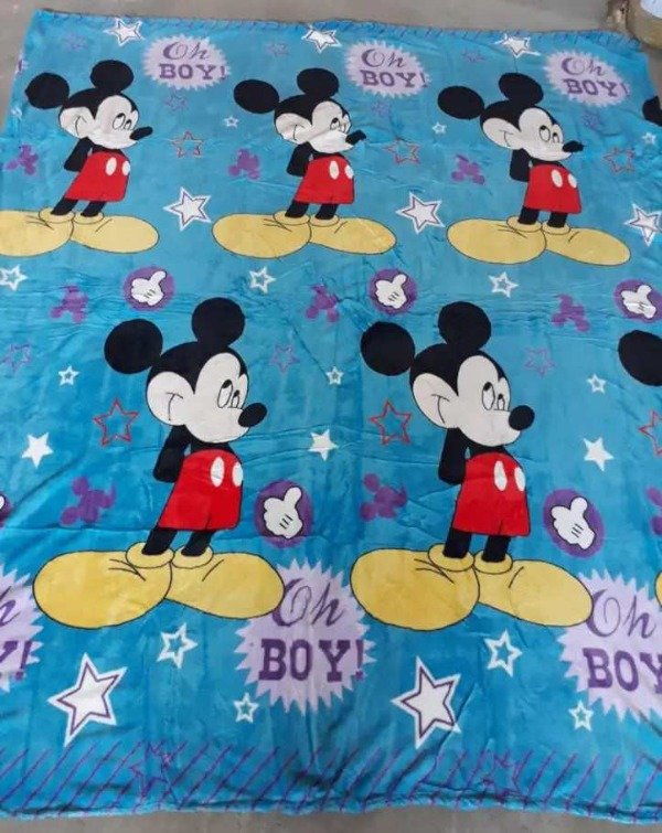 Producto - Manta Simple de Plush 1 1/2 Pl. Diseño Mickey
