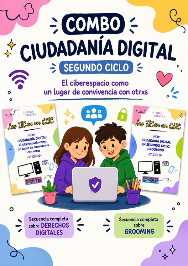 Producto - COMBO CIUDADANÍA DIGITAL EN SEGUNDO CICLO - TIC EN UN CLIC