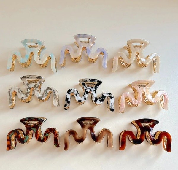 Producto - Broche Pelo Tornasolado Metal M x12uni