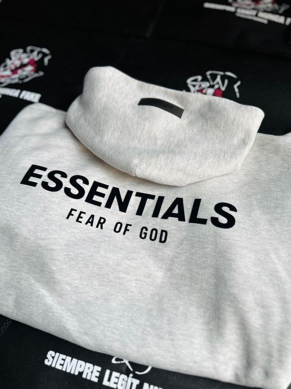 Producto - Essentials light oatmeal Hoodie