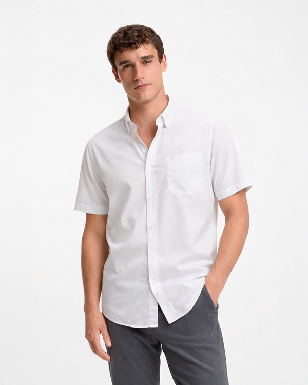 Producto - 018 - Camisa Lisa Manga Corta - 1