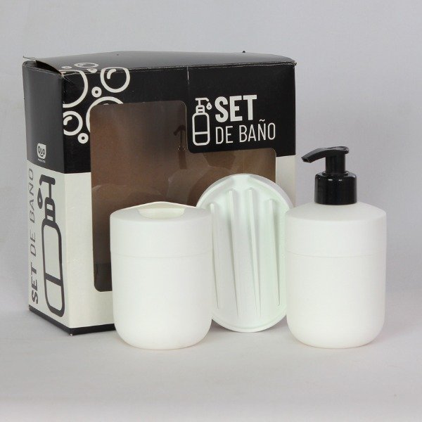 Producto - SET DE BAÑO QUO X 3 ACC. - 1