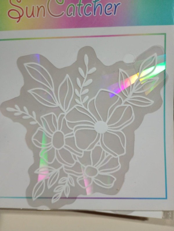 Producto - Atrapasol sticker importado flores