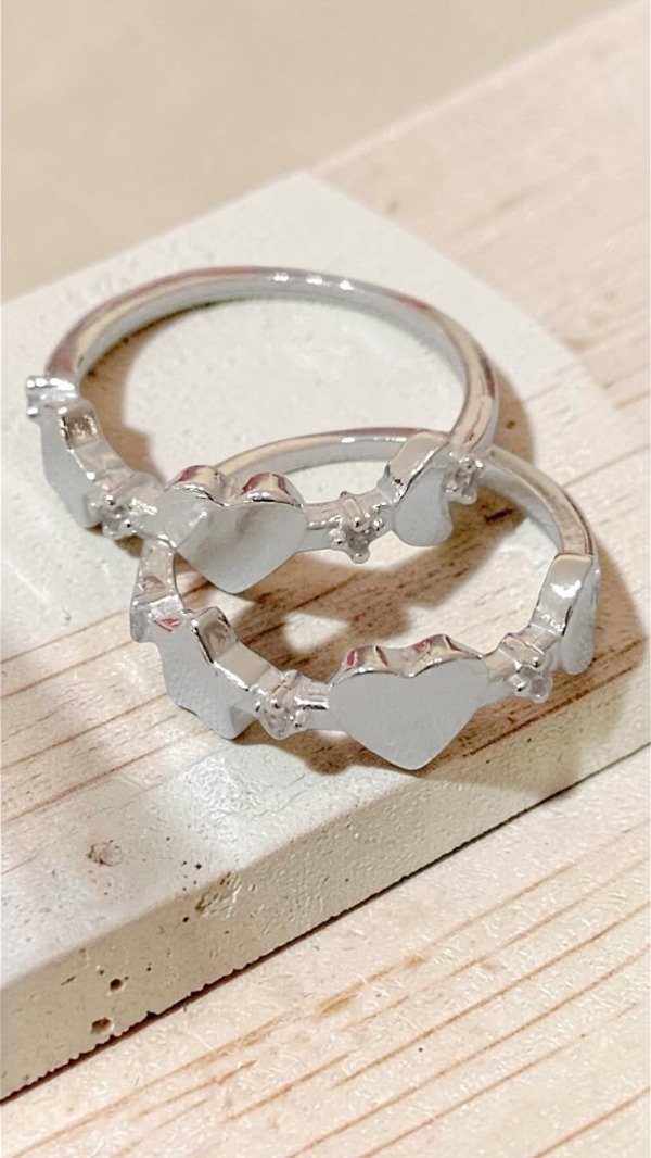 Producto - Anillo de Plata 925 estrella corazon y luna con cubic