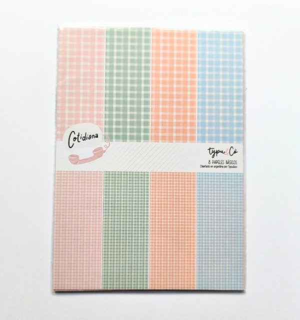 Producto - Pad de papeles estampados Cotidiana