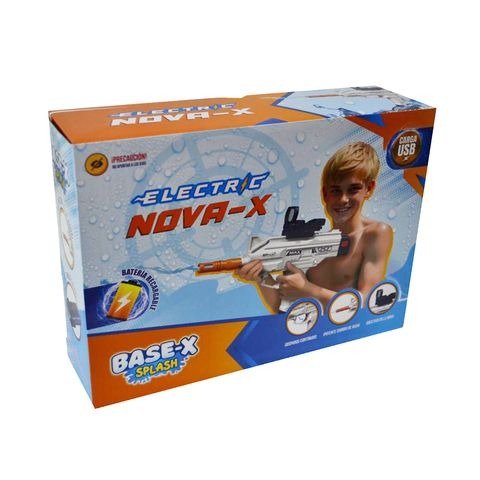 Producto - PISTOLA LANZA AGUA NOVA A BATERIA EN CAJA 29X20X8CM BASE-X -