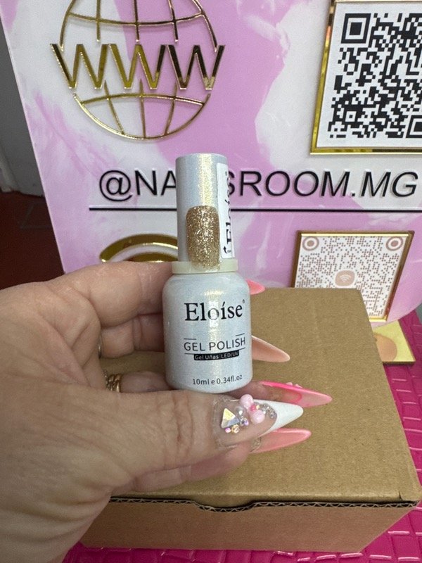 Producto - Esmalte eloise de glitters dorado N37
