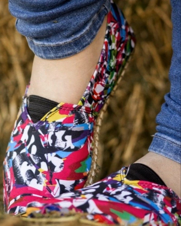 Producto - ALPARGATAS GABARDINA SUBLIMADA / Diseño Prisma