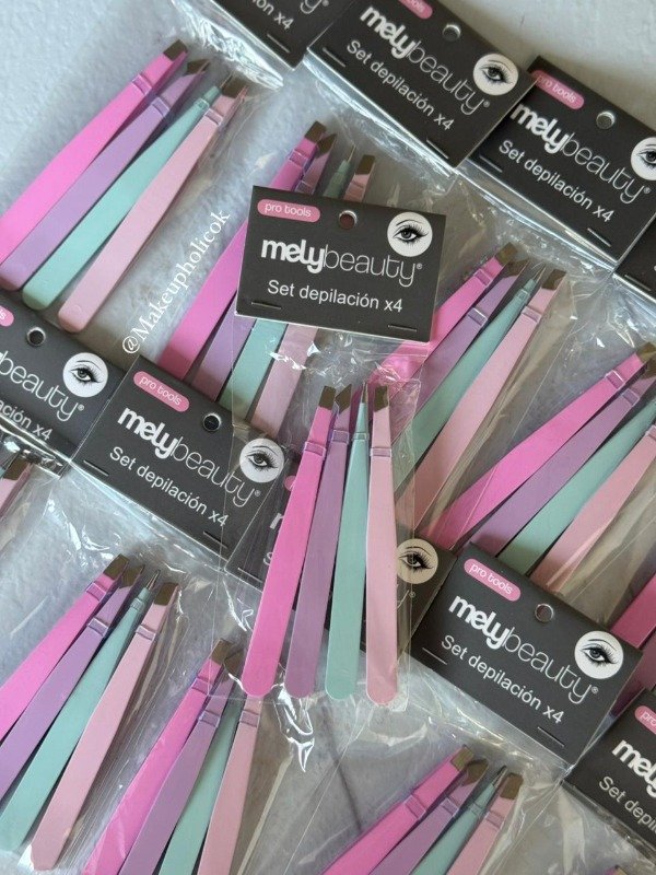Producto - KIT DE PINZA DE DEPILAR X4 - MELY