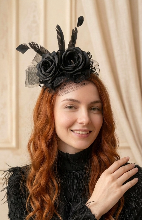 Producto - fascinator negro - 4