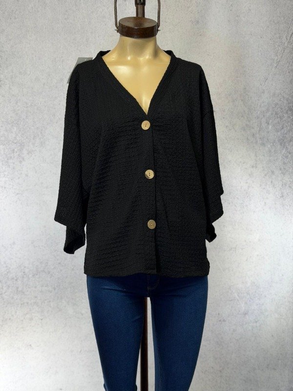 Producto - CARDIGAN NOTTE NEGRO OVER HAWAII